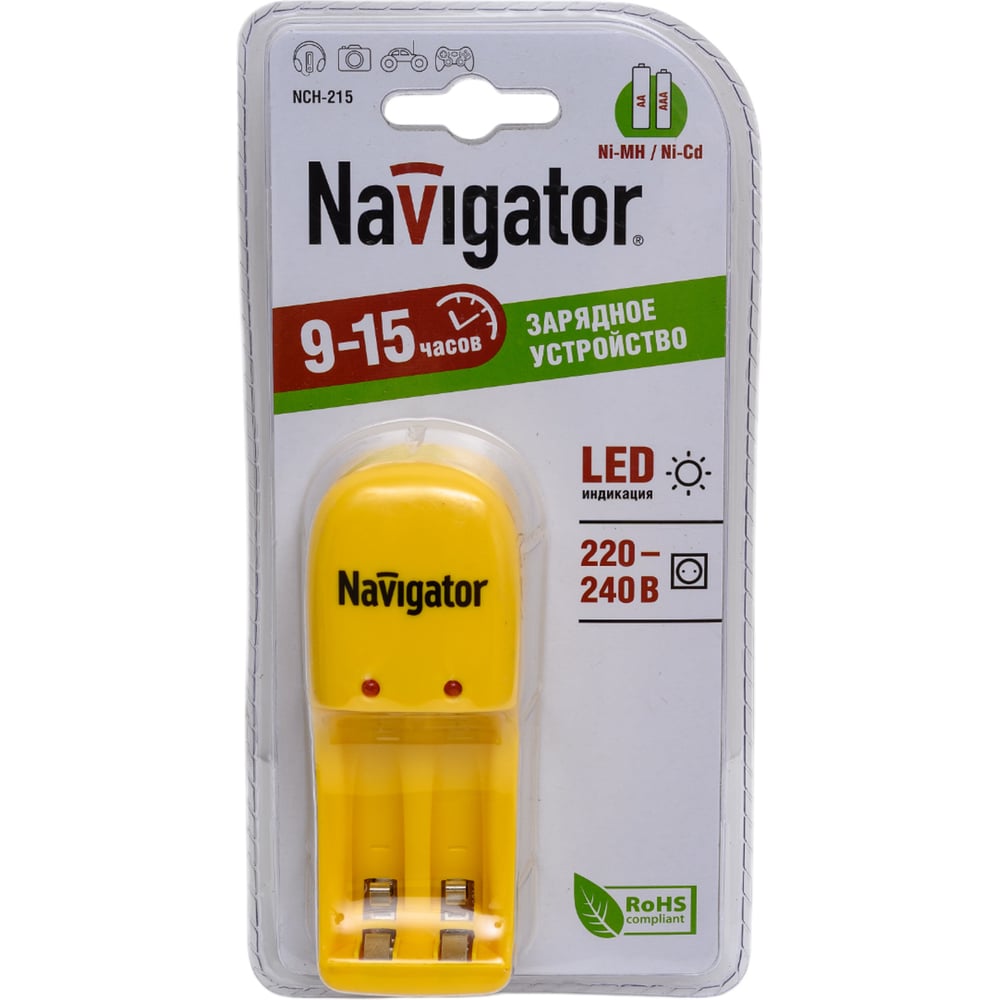 Navigator зарядное устройство 94 470 NCH-215 18шт