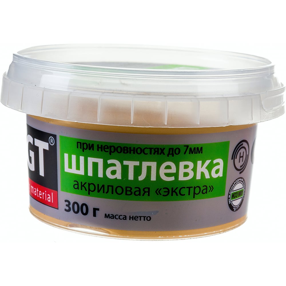 Шпатлевка ВГТ "Экстра" по дереву лиственница 0,3кг (6шт/уп)