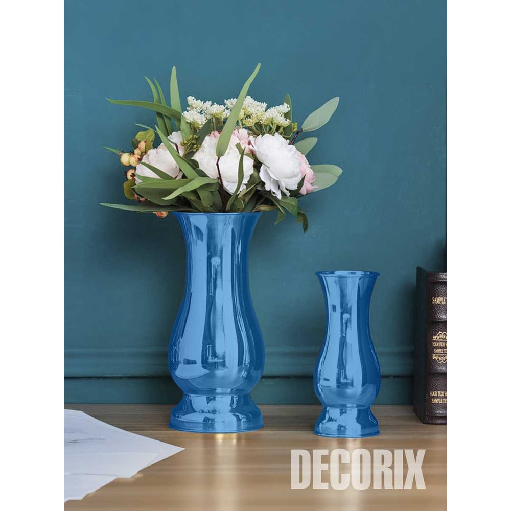 Аэрозольная эмаль Decorix (металлик; глянцевая; акриловая; синий; 520 мл) 0103-01 DX