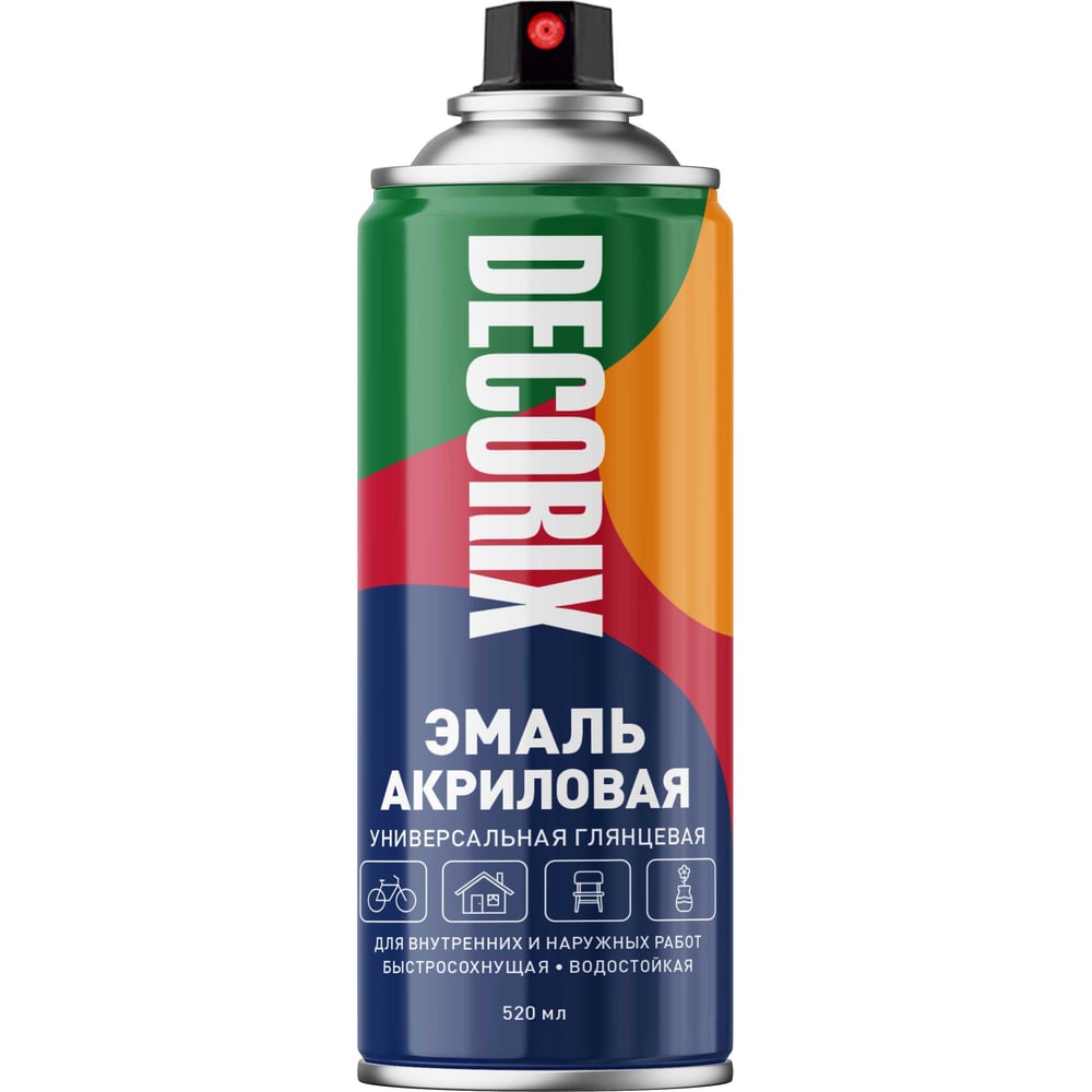 Аэрозольная акриловая эмаль Decorix (универсальная; светло-голубой; 520 мл) 0101-20 DX