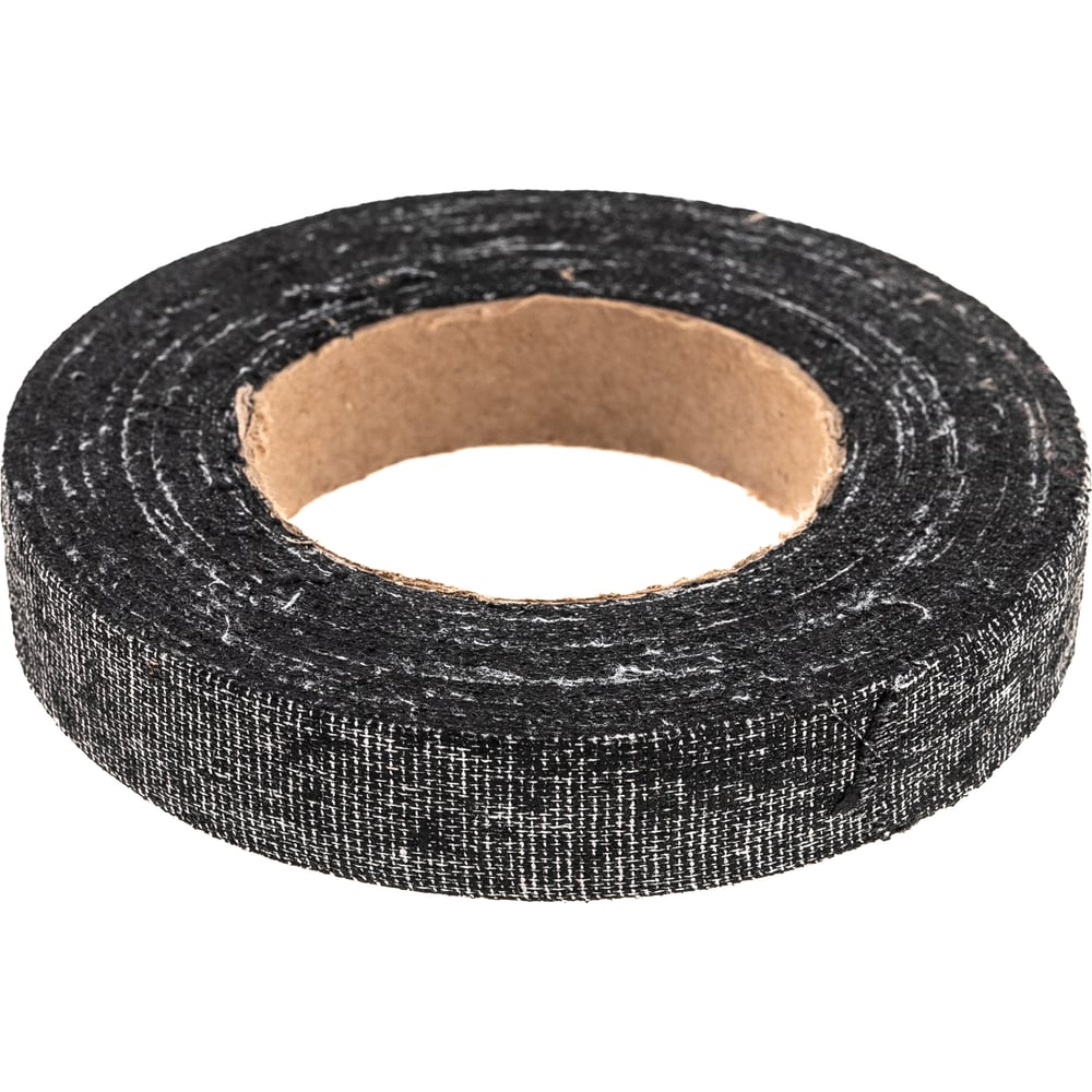 Изолента ОНЛАЙТ OIT-H15-10/BL ХБ, черная, 100 г, 0,35х15 мм, 10 м 61152