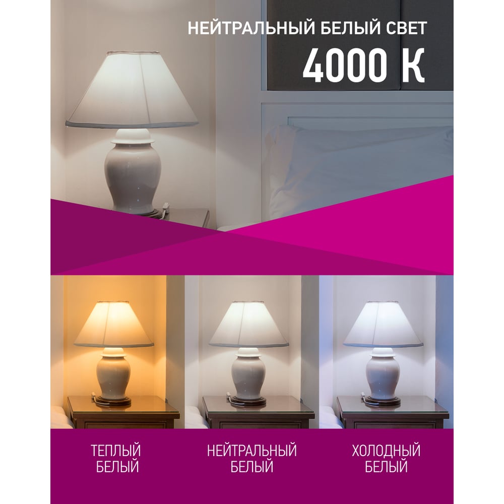 Лампа ОНЛАЙТ OLL-A60-20-230-4K-E27 61158