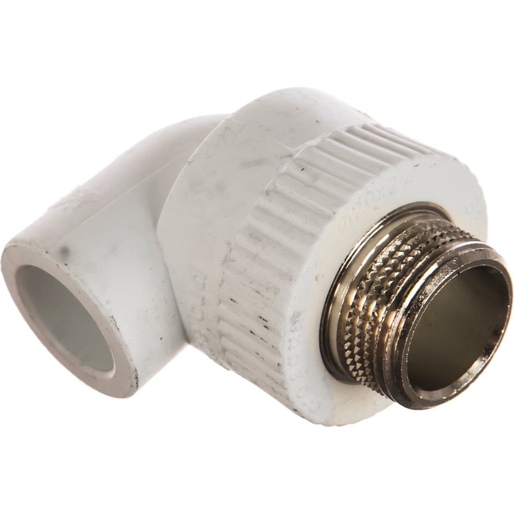 Комбинированный угольник PRO AQUA PP-R НР белый, 20 мм, 3/4 PA27010Pb"