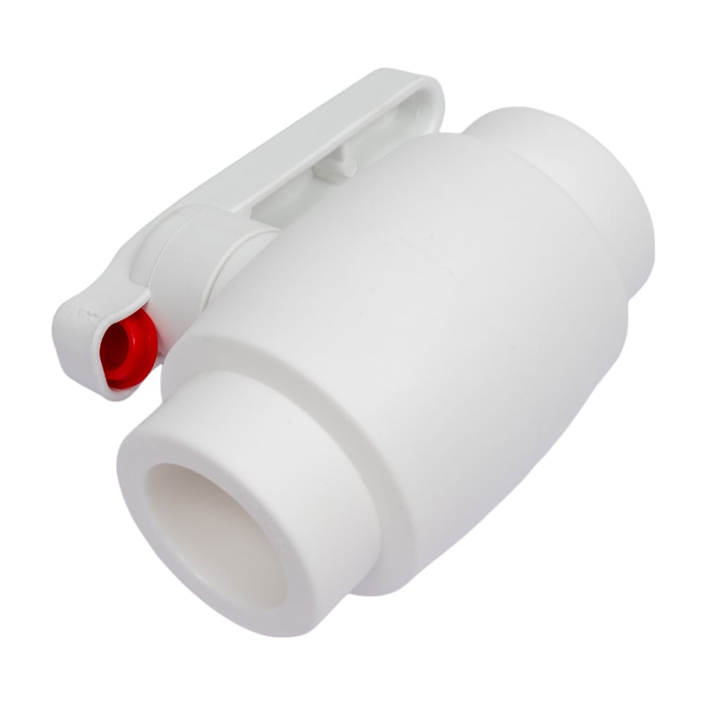 Полнопроходной шаровой кран PRO AQUA PP-R белый d-32 мм PA40012