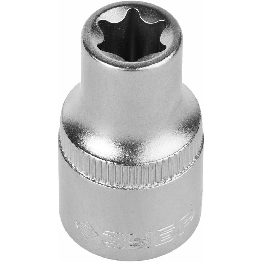 Головка торцовая ЗУБР "МАСТЕР" (1/2"), CrV, E-TORX, хроматированное покрытие, E11