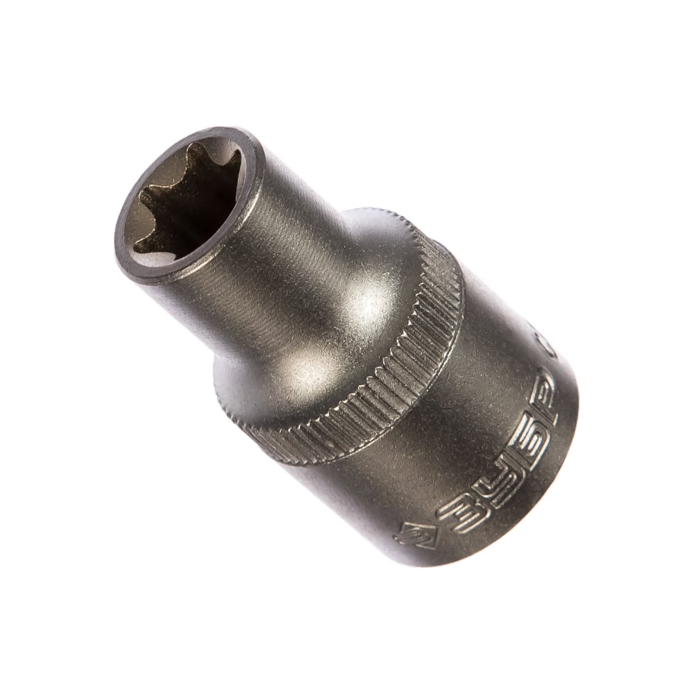 Головка торцовая ЗУБР "МАСТЕР" (1/2"), CrV, E-TORX, хроматированное покрытие, E12