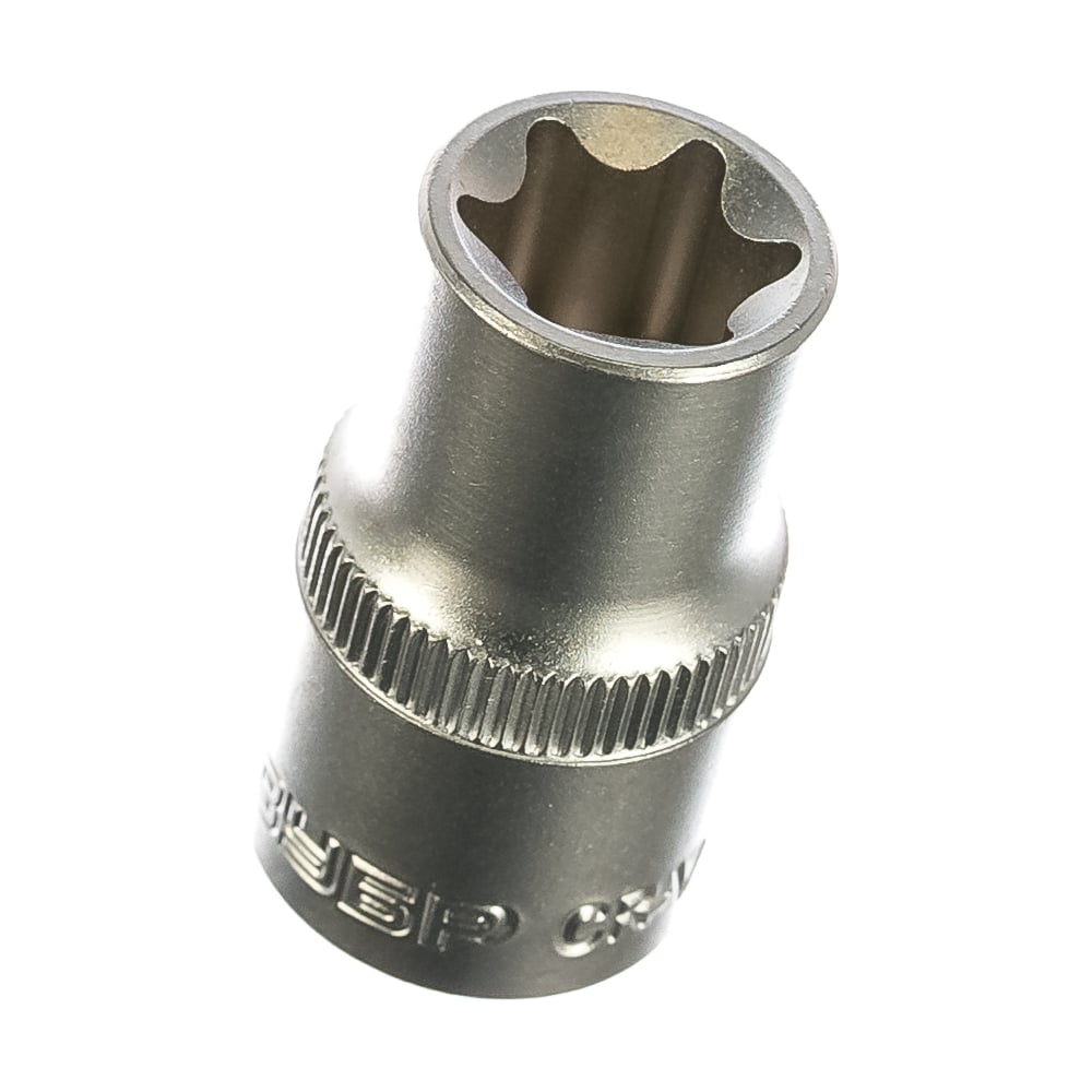 Головка торцовая МАСТЕР (Е16; 1/2 Cr-V E-TORX) Зубр 27719-16