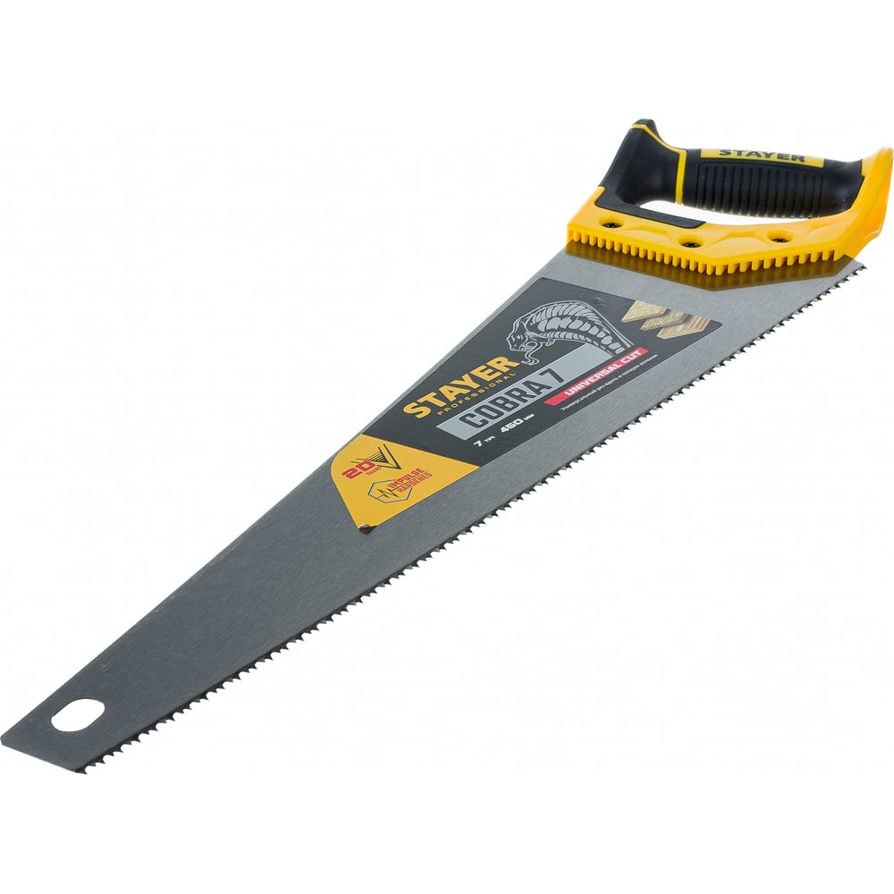 Универсальная ножовка Stayer Cobra 7" 450 мм, 7 TPI, 1510-45_z02"