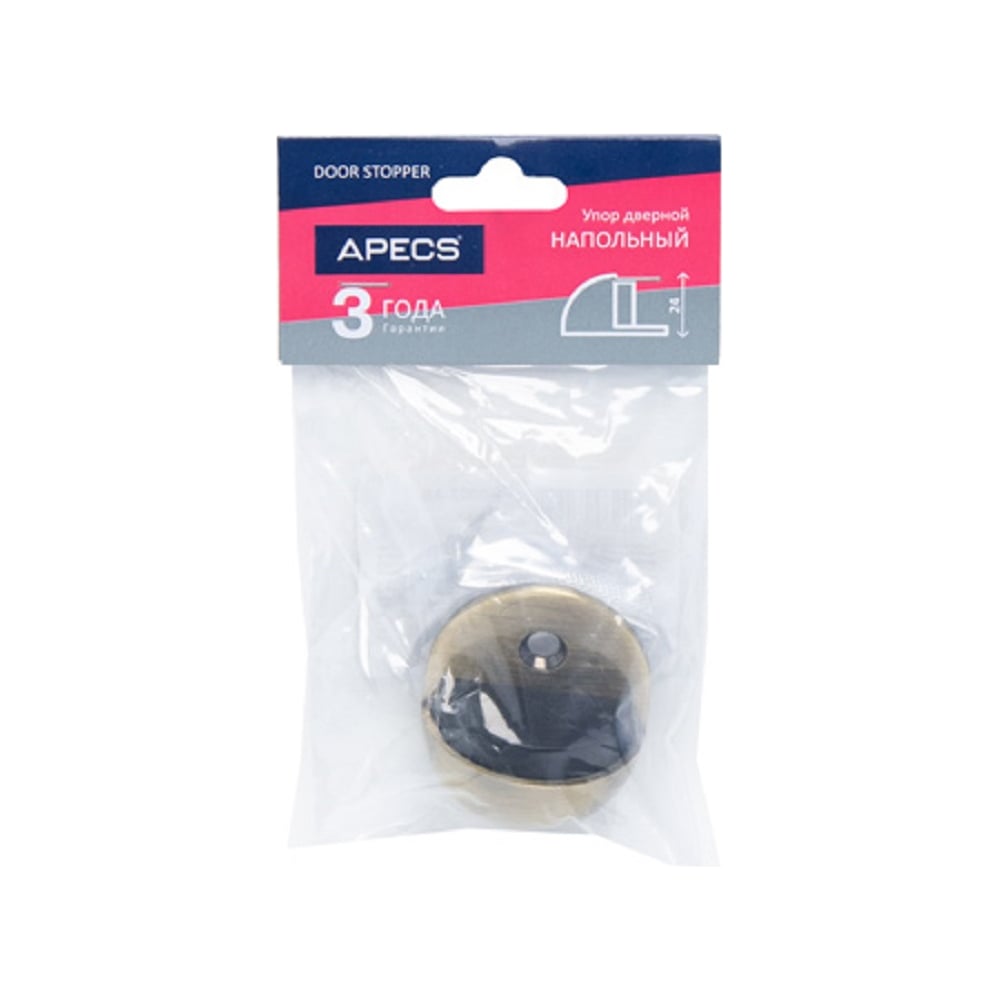 Упор дверной Apecs DS-0002-AB