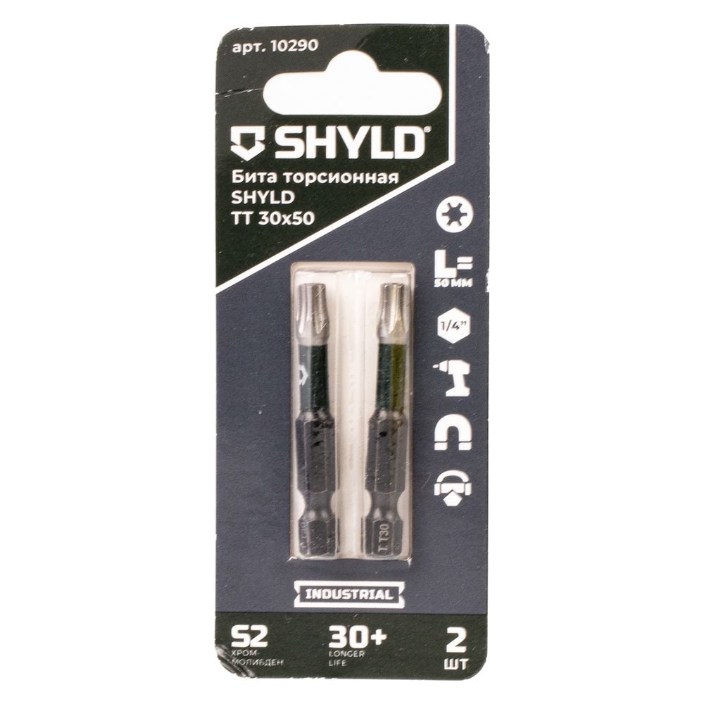 Торсионная бита SHYLD Torx Tamper 30x50 (2шт.) 6691368