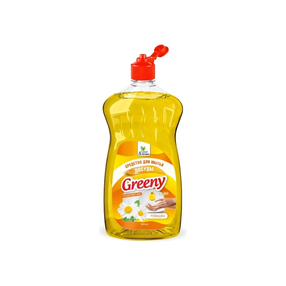 Средство для мытья посуды Прохим "Greeny" Light Ромашка, 1000 мл CG8157