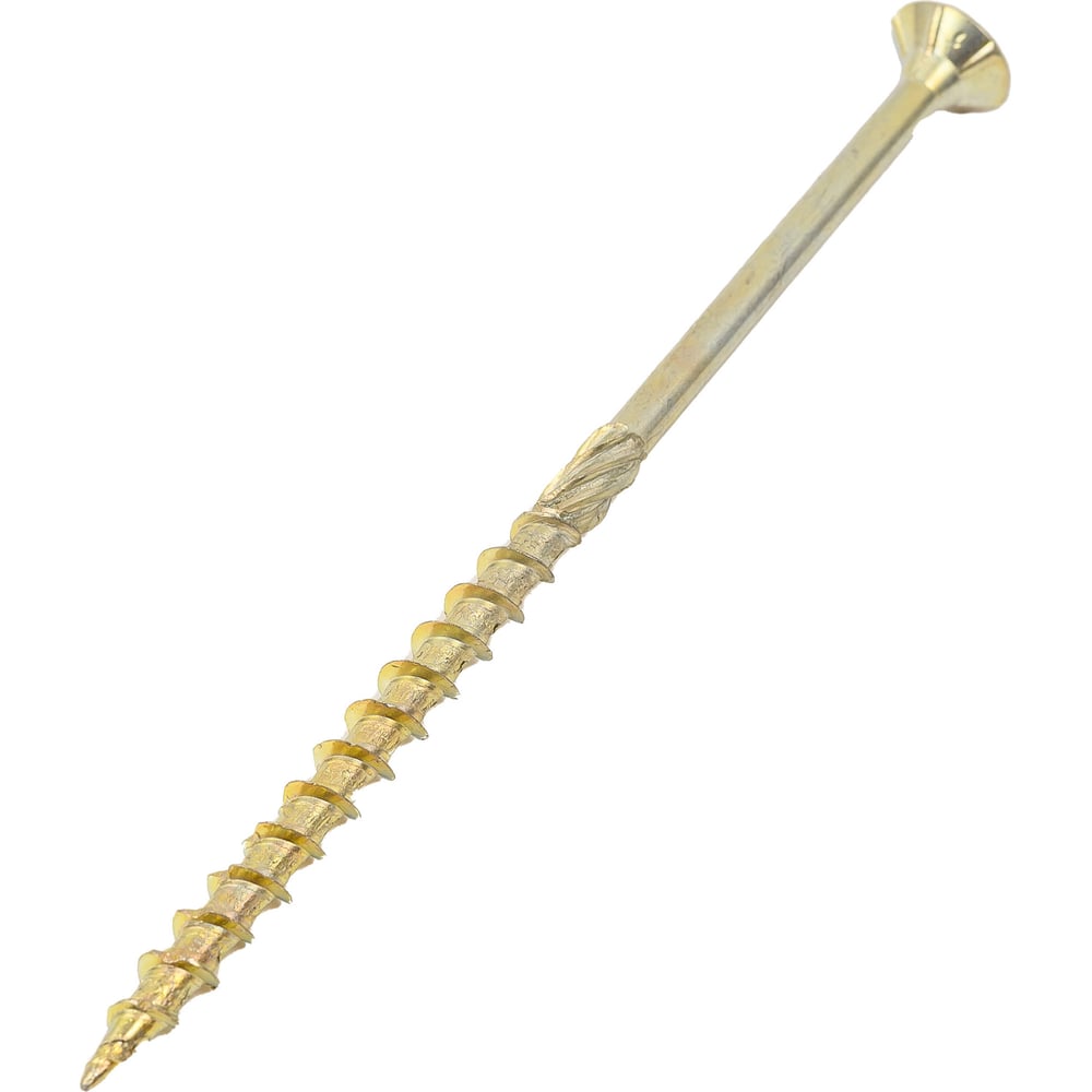Шуруп конструкционный ЕВРОПАРТНЕР для дерева с фрезой, потай, ж/п Torx 25 5,0x100 + бита (50 шт.) B3 0044