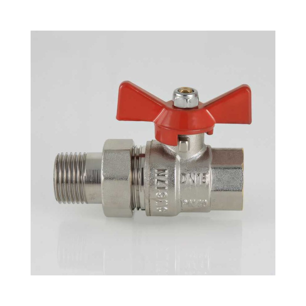 Шаровой кран с полусгоном 1" вн.-нар. Valtec BASE VT.227.N.06