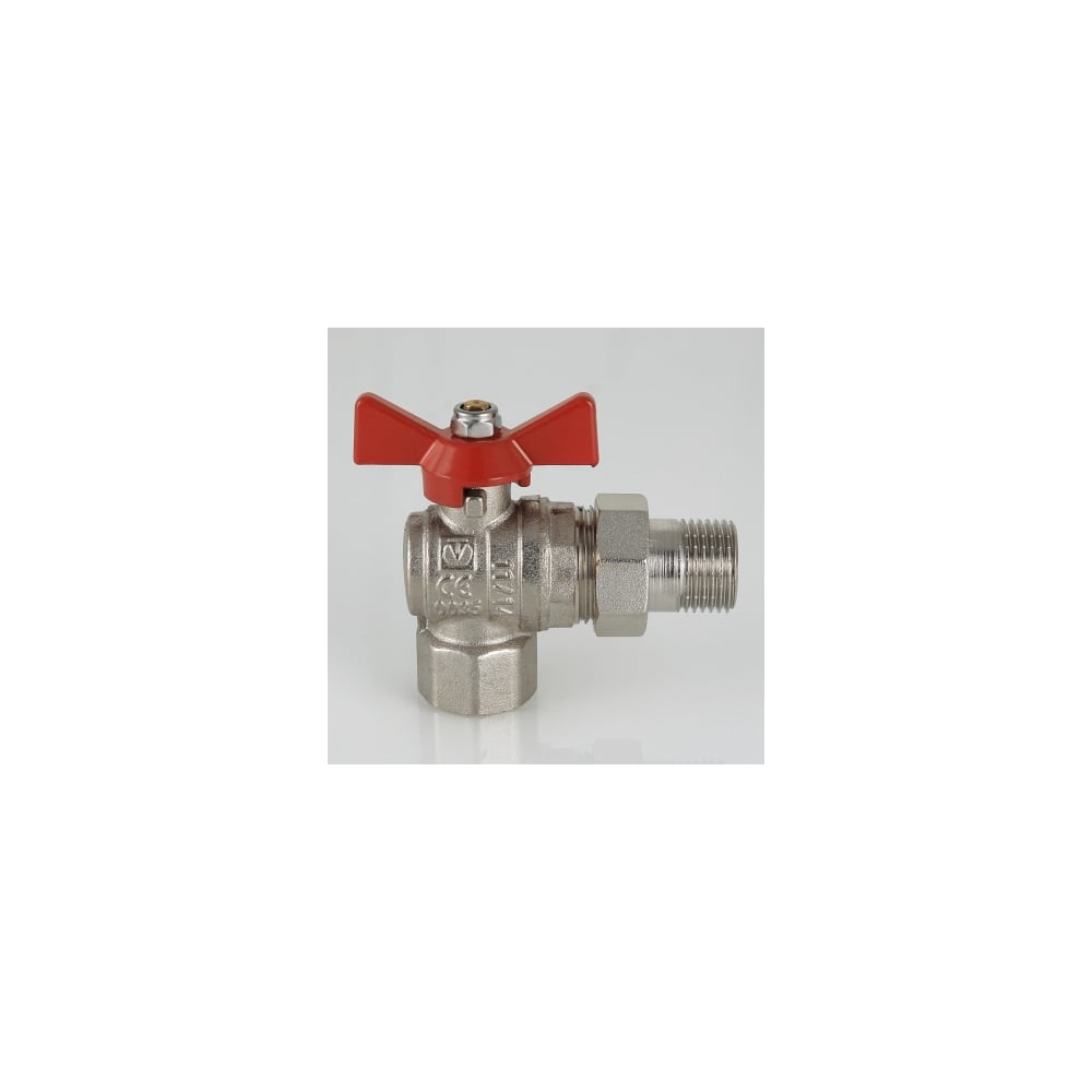 Шаровой угловой кран с полусгоном 1" вн.-нар. Valtec BASE VT.228.N.06