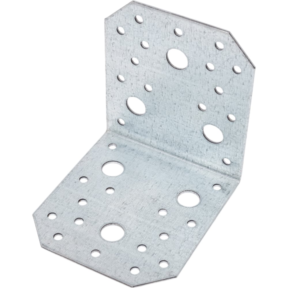 Уголок крепежный STARFIX 90x100x100 мм C 2.0 мм, белый цинк SMP-16942-1