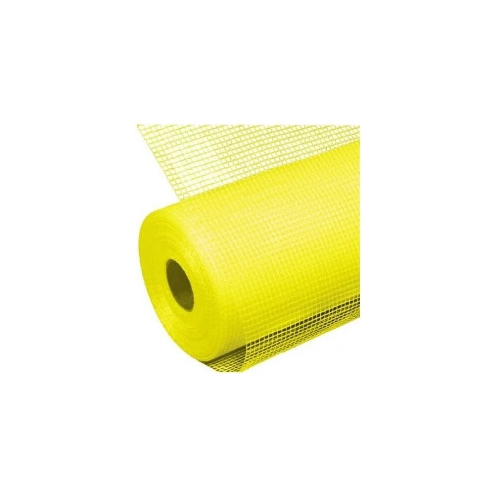 Стеклотканевая фасадная сетка PROFFIT ProFit 145 гр., желтая, ячейка 5x5 ,1x50 м 119