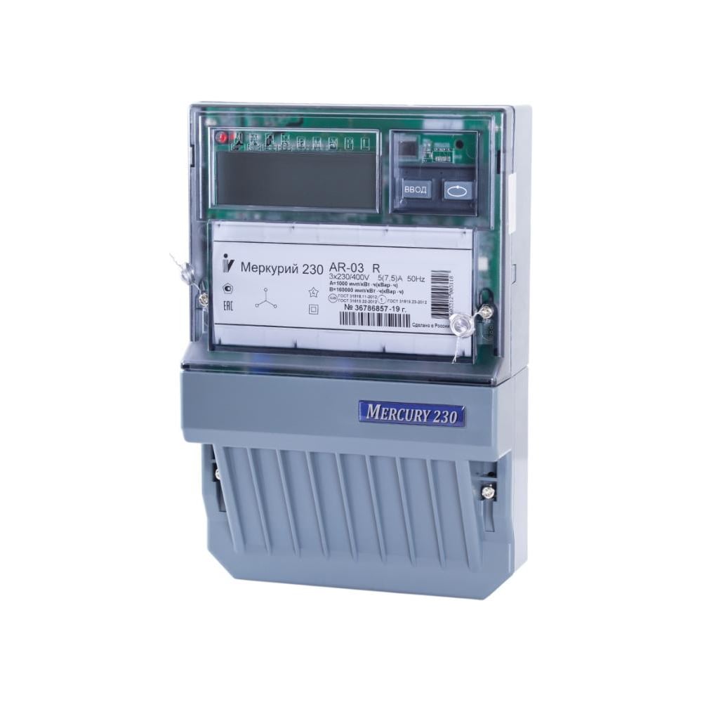 Счетчик Инкотекс СЭ3-100/10, Т1, Щ, MER230AR02, кл1S/2, 3*220/380В, RS485 230AR02R