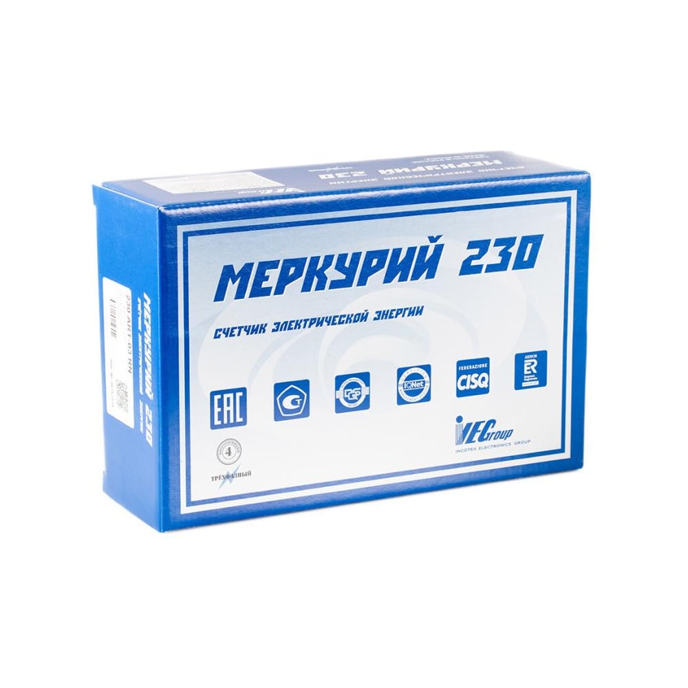 Счетчик Инкотекс СЭ3-100/10, Т1, Щ, MER230AR02, кл1S/2, 3*220/380В, RS485 230AR02R