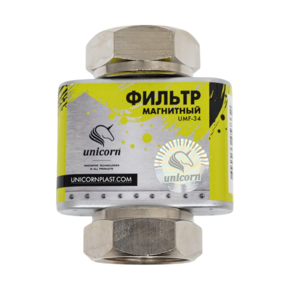 Фильтр магнитный Unicorn 3/4" для умягчения воды и защиты бытовой техники от накипи и коррозии подключение - 3/4" пр UMF 34