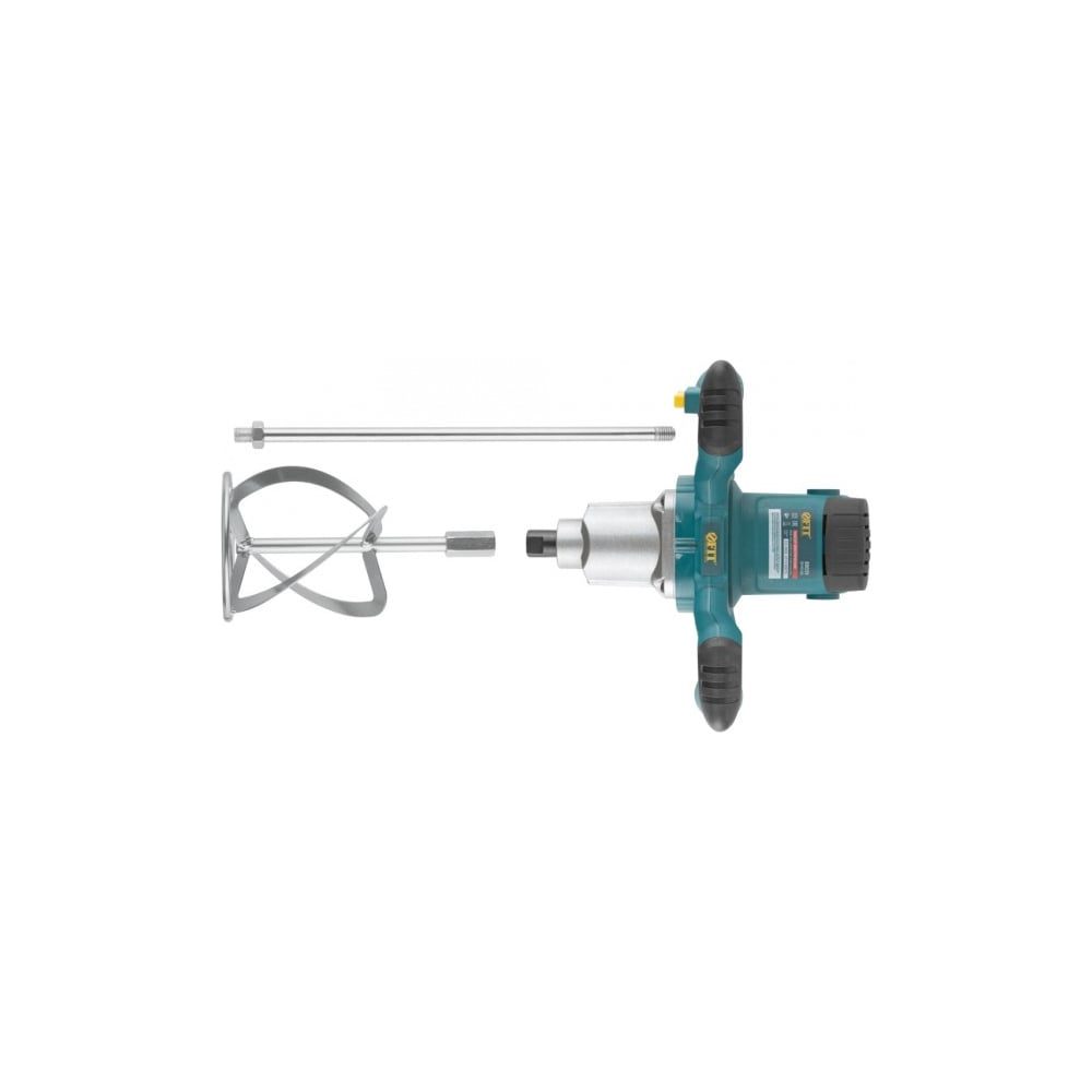 Миксер FIT 1200 Вт, 0-580 / 0-800 об/мин, 50 Нм, 100 л, двухскоростной, металл.корпус, рез.накл., коробка 80039