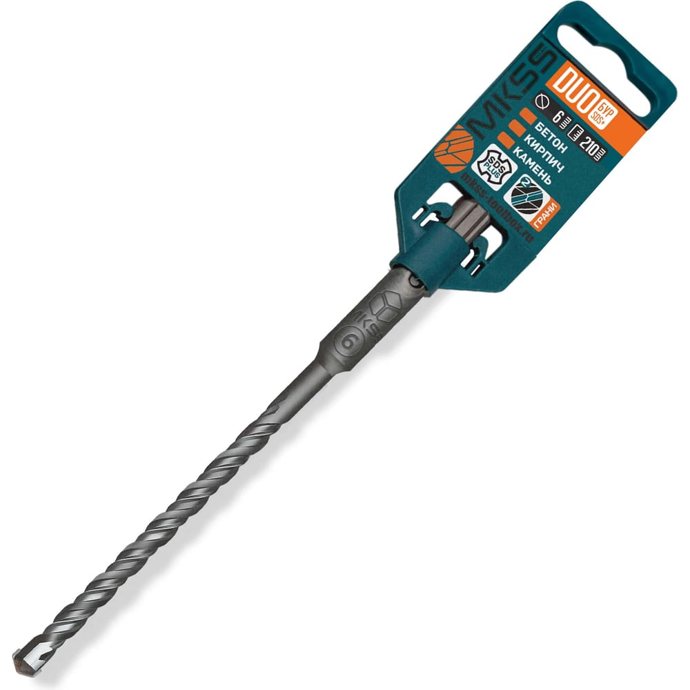 Бур по бетону Duo MKSS Toolbox DS0621 6x210мм (SDS-plus) MKSS DS06210