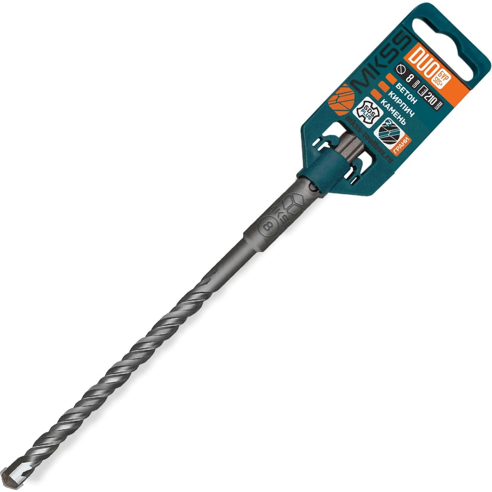 Бур по бетону Duo MKSS Toolbox DS0821 8x210мм (SDS-plus) MKSS DS08210