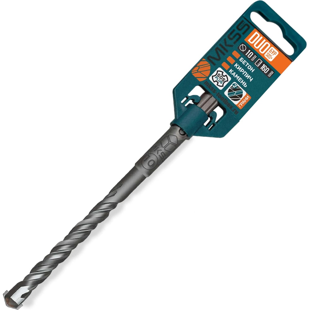 Бур по бетону Duo MKSS Toolbox DS1016 10x160мм (SDS-plus) MKSS DS10160