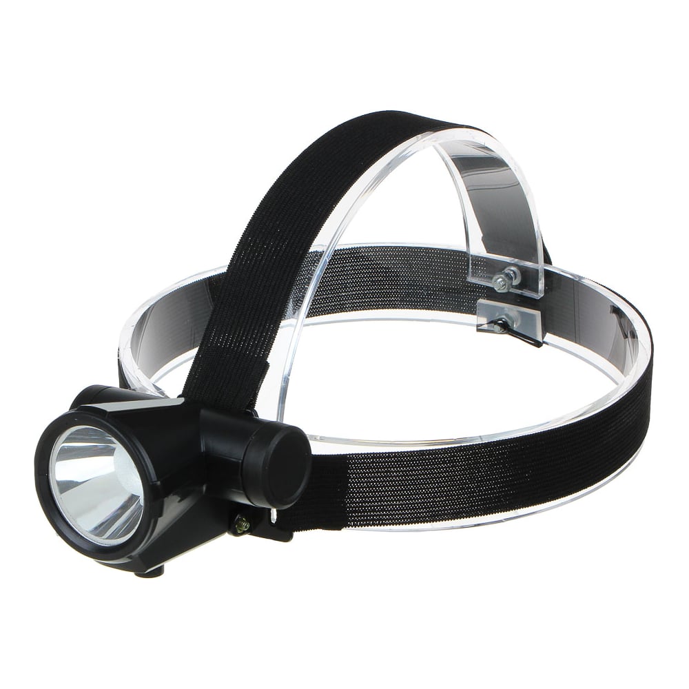 Фонарь ЕРМАК налобный, 1 LED, 3 Вт, 7х8см, 2 режима, 1200мАч, USB кабель, пластик 221-018
