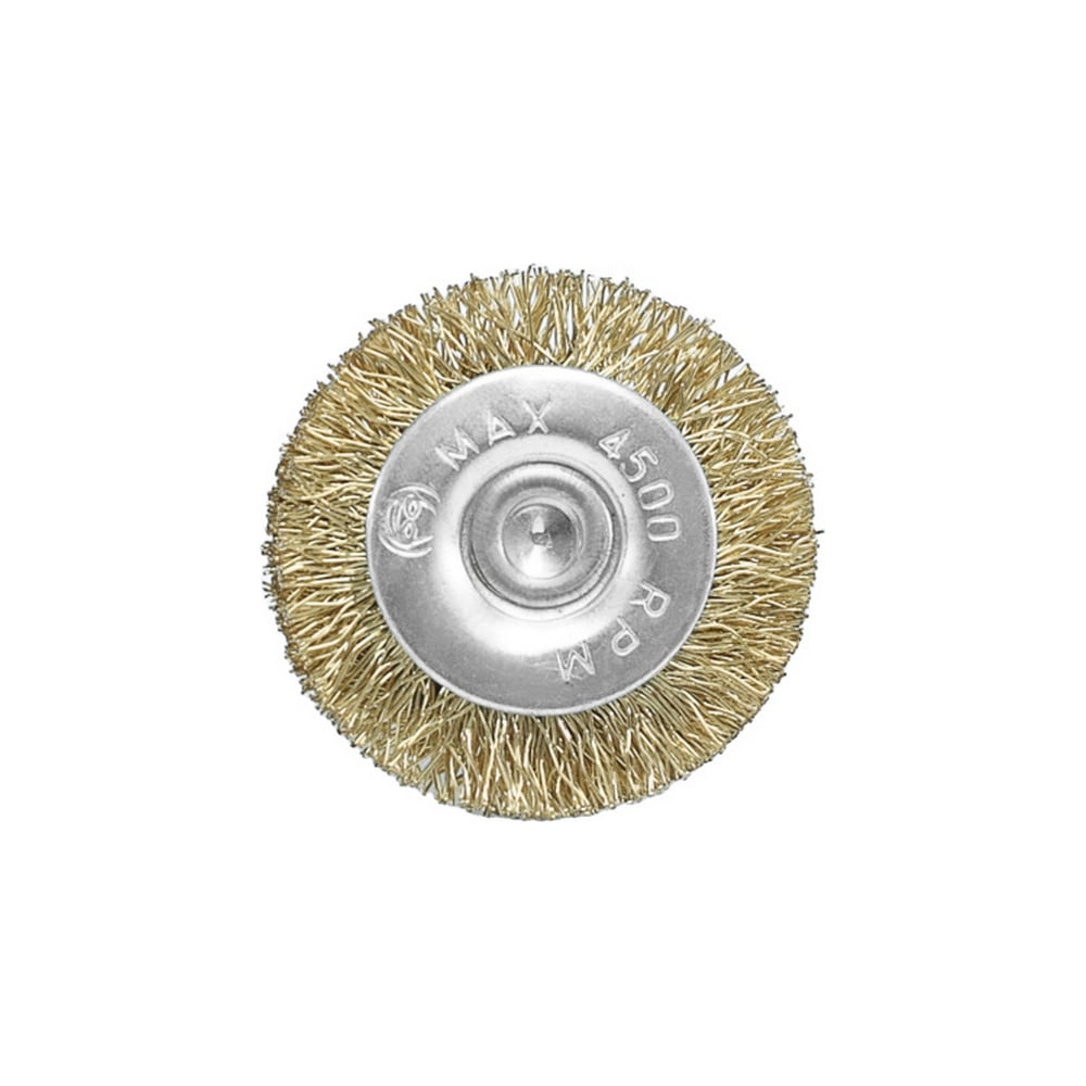 Щетка-крацовка плоская со шпилькой 40 мм, латунированная Pobedit 2122040