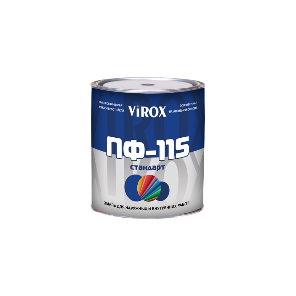 Эмаль VIROX ПФ-115 СТАНДАРТ чёрная 2,7кг 13709