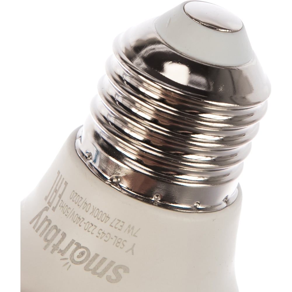 Светодиодная (LED) Лампа Smartbuy-G45-07W/4000/E27