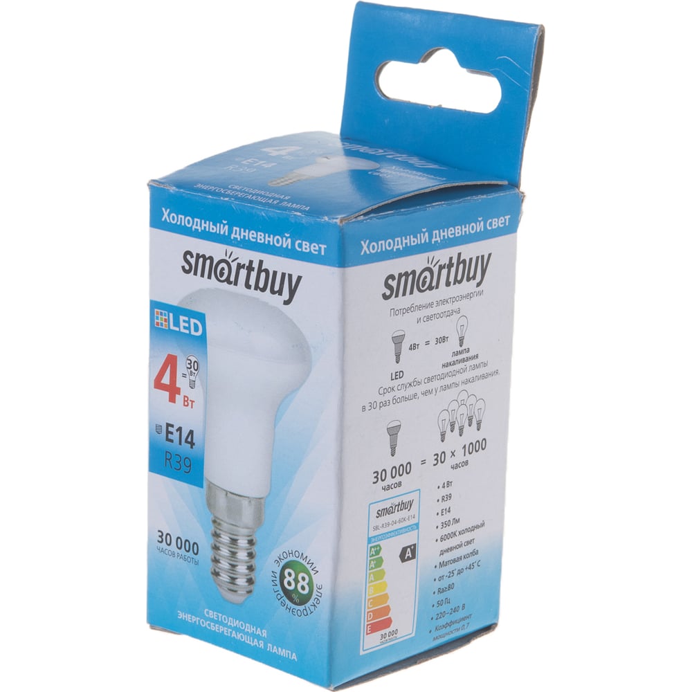 Светодиодная (LED) Лампа Smartbuy-R39-04W/6000/E14