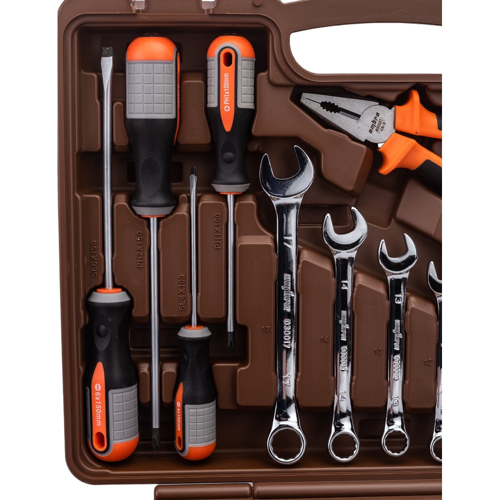 Универсальный набор инструмента Ombra OMT75S 1/4DR и 1/2"DR"