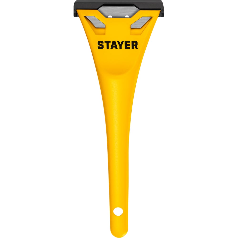 Пластмассовый скребок в наборе с 5 лезвиями STAYER STANDARD 50мм 0851-H6_z02