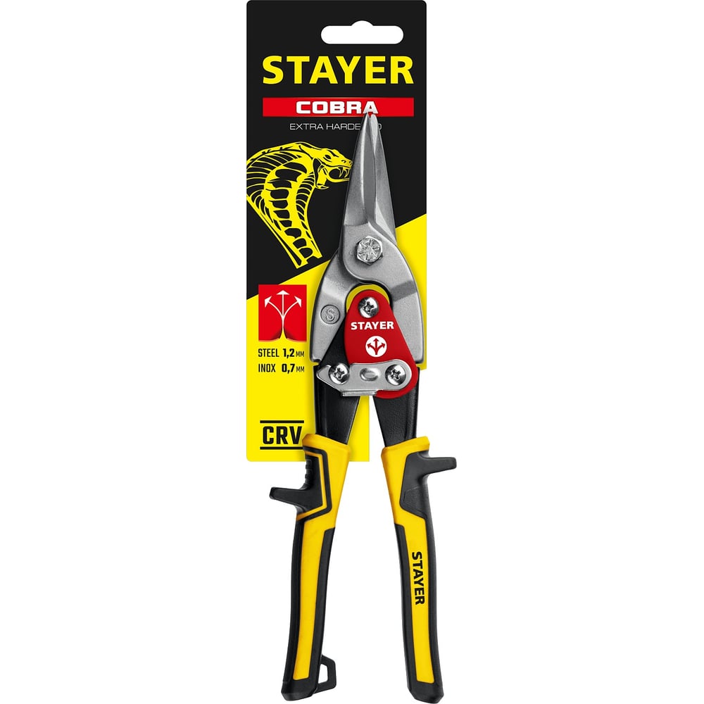 Прямые ножницы по металлу STAYER Cobra 250 мм 23055-S_z01