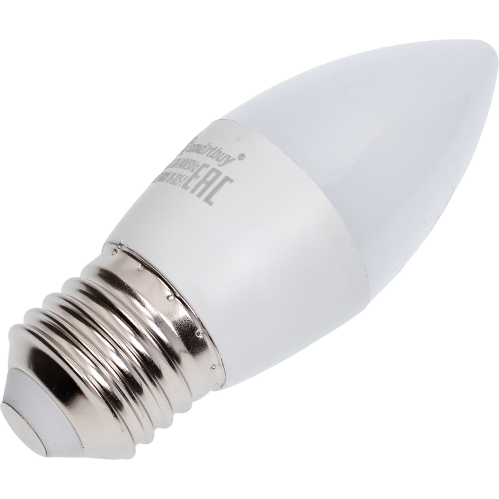 Светодиодная лампа Smartbuy LED C37-9,5W/6000 SBL-C37-9_5-60K-E27