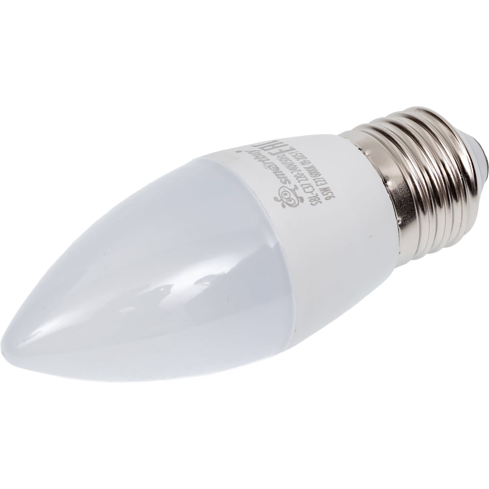 Светодиодная лампа Smartbuy LED C37-9,5W/6000 SBL-C37-9_5-60K-E27