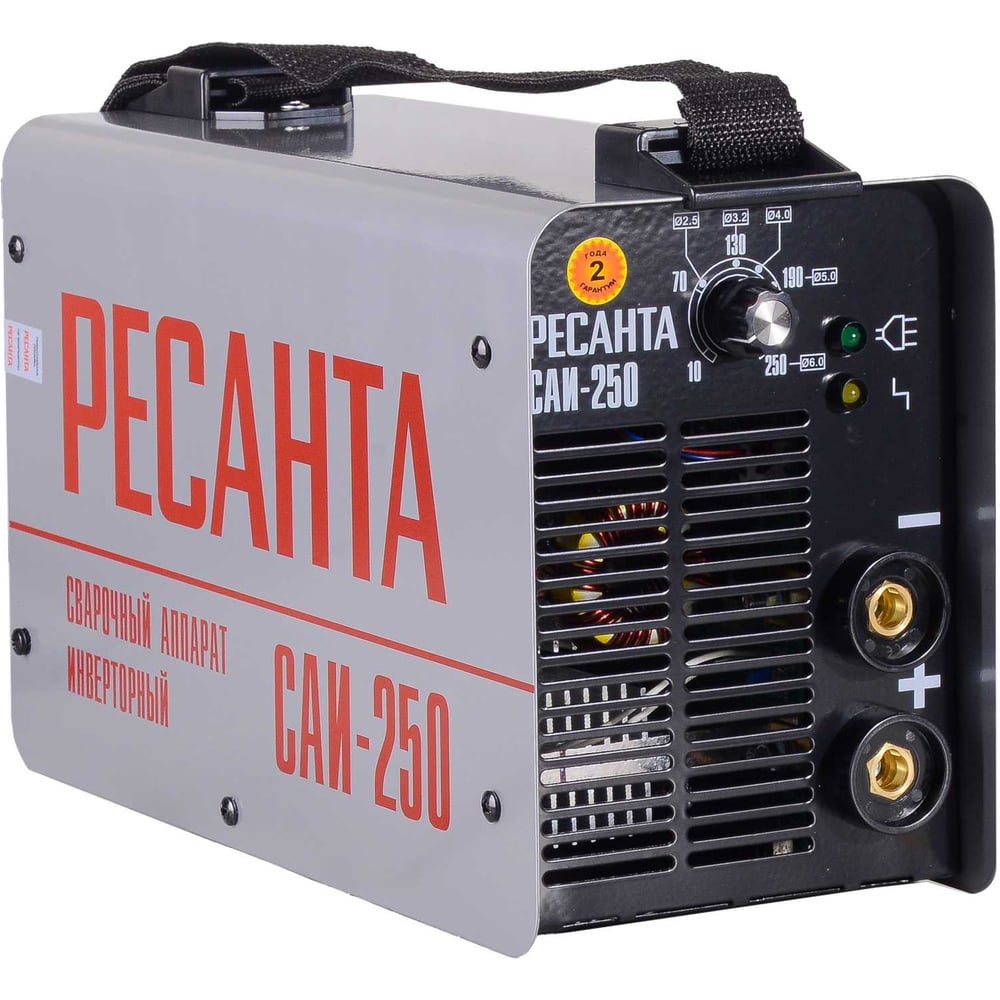 Сварочный аппарат Ресанта САИ-250 инверторный для дуговой сварки
