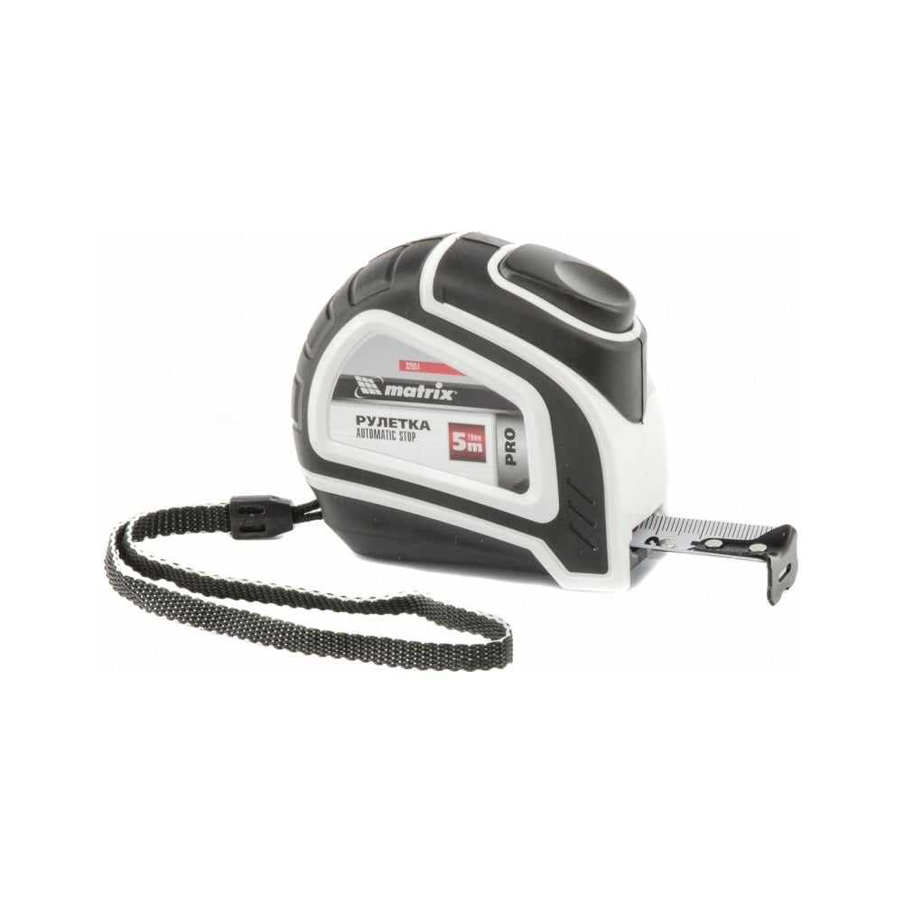 Рулетка MATRIX Autostop 5 м х 19 мм 32551