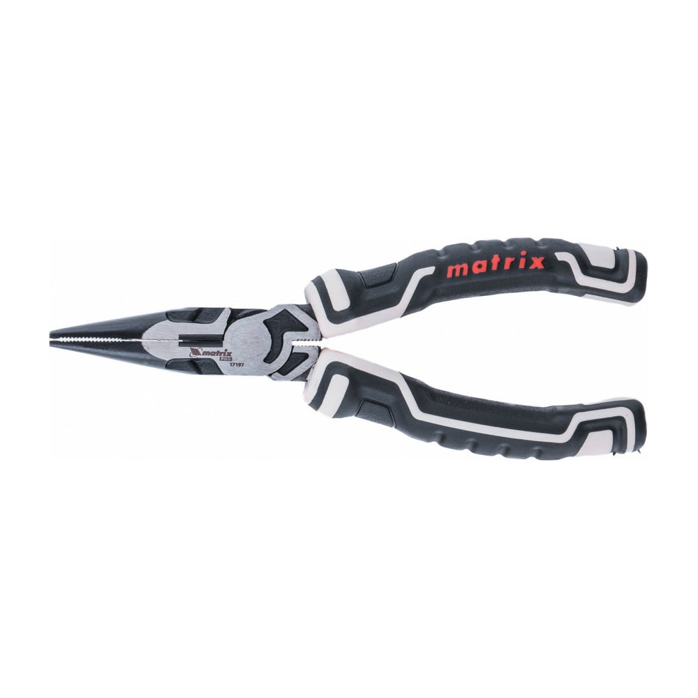 Прямые длинногубцы MATRIX PRO 165 мм, усиленная система 17197