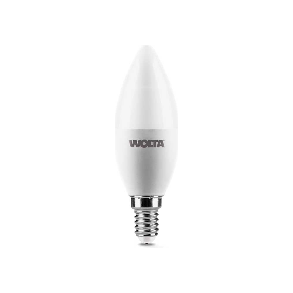 Лампа LED WOLTA C37 10Вт 900Лм Е14 6500К 1/50