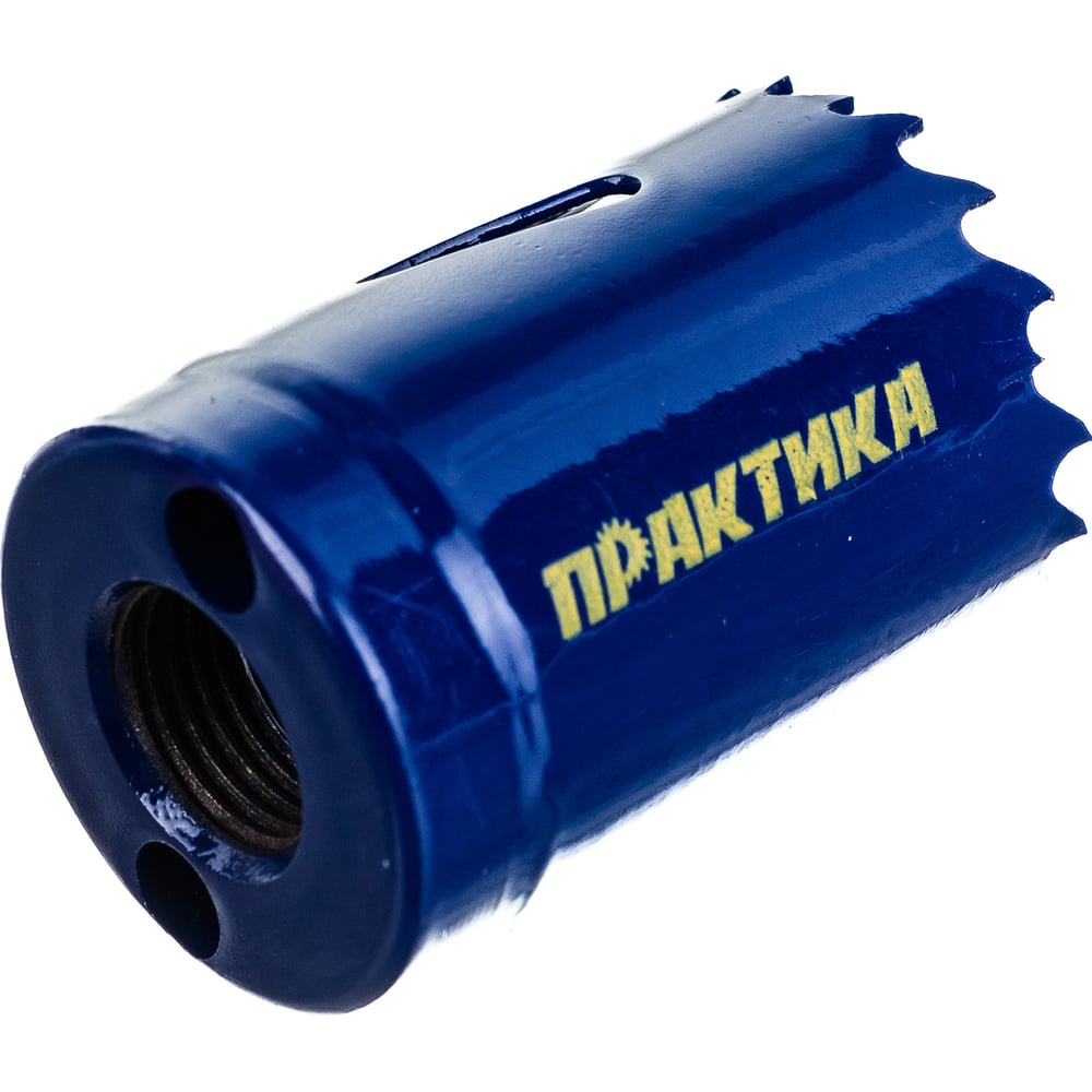 Коронка биметалическая ПРАКТИКА 35мм (1 3/8), (1шт),клипсы